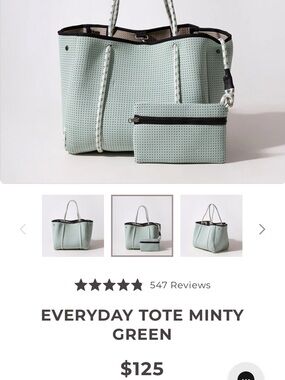 Popups EVERYDAY TOTE MINTY GREEN